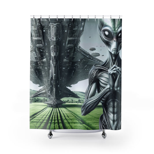 Alien Shower Curtain