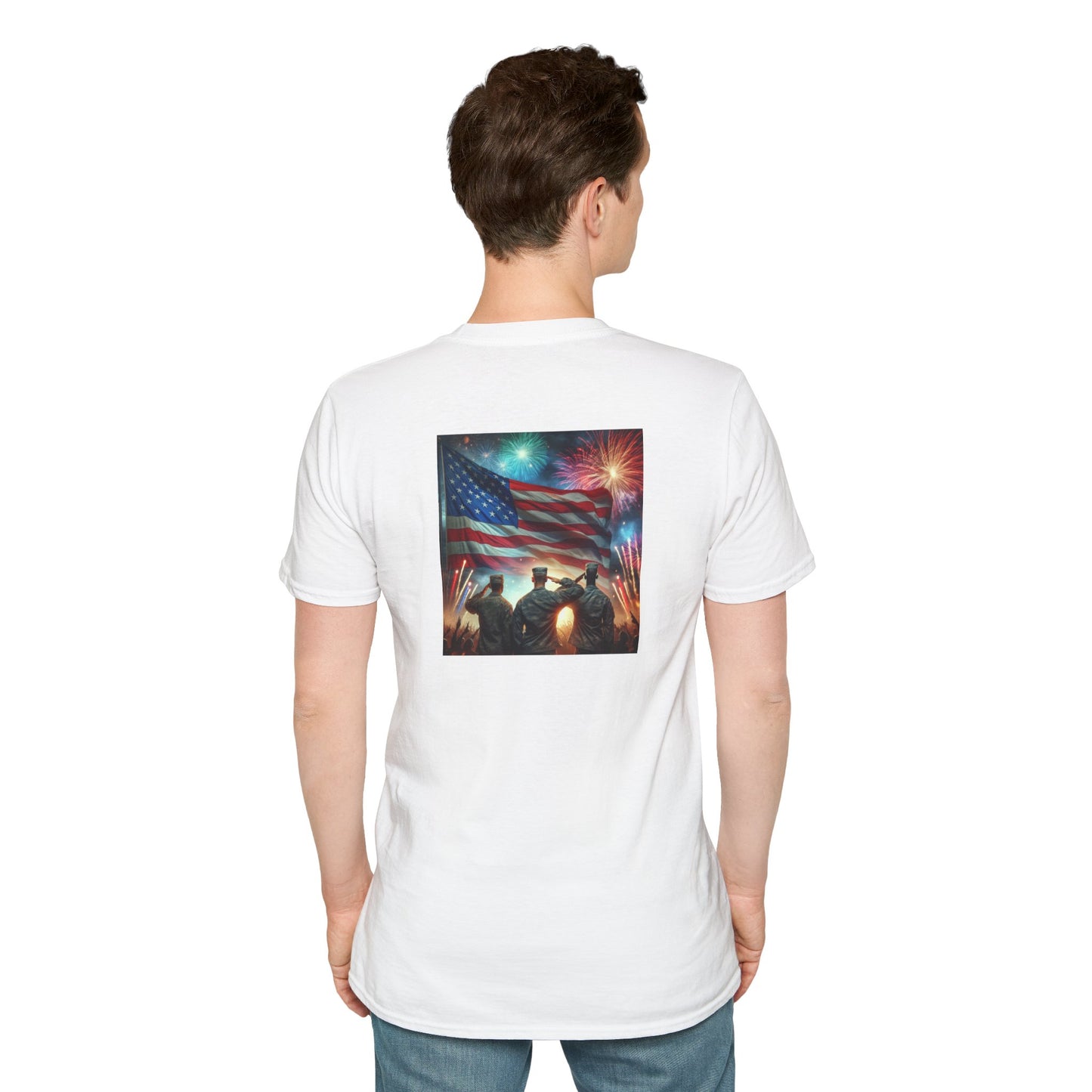 Solders Salute To America Softstyle T-Shirt