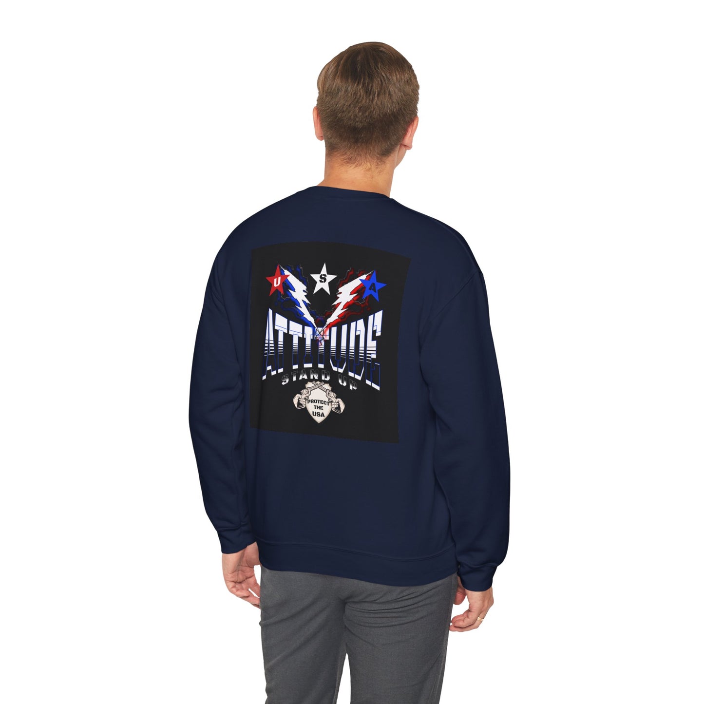 3 Star USA Heavy Blend™ Crewneck Sweatshirt