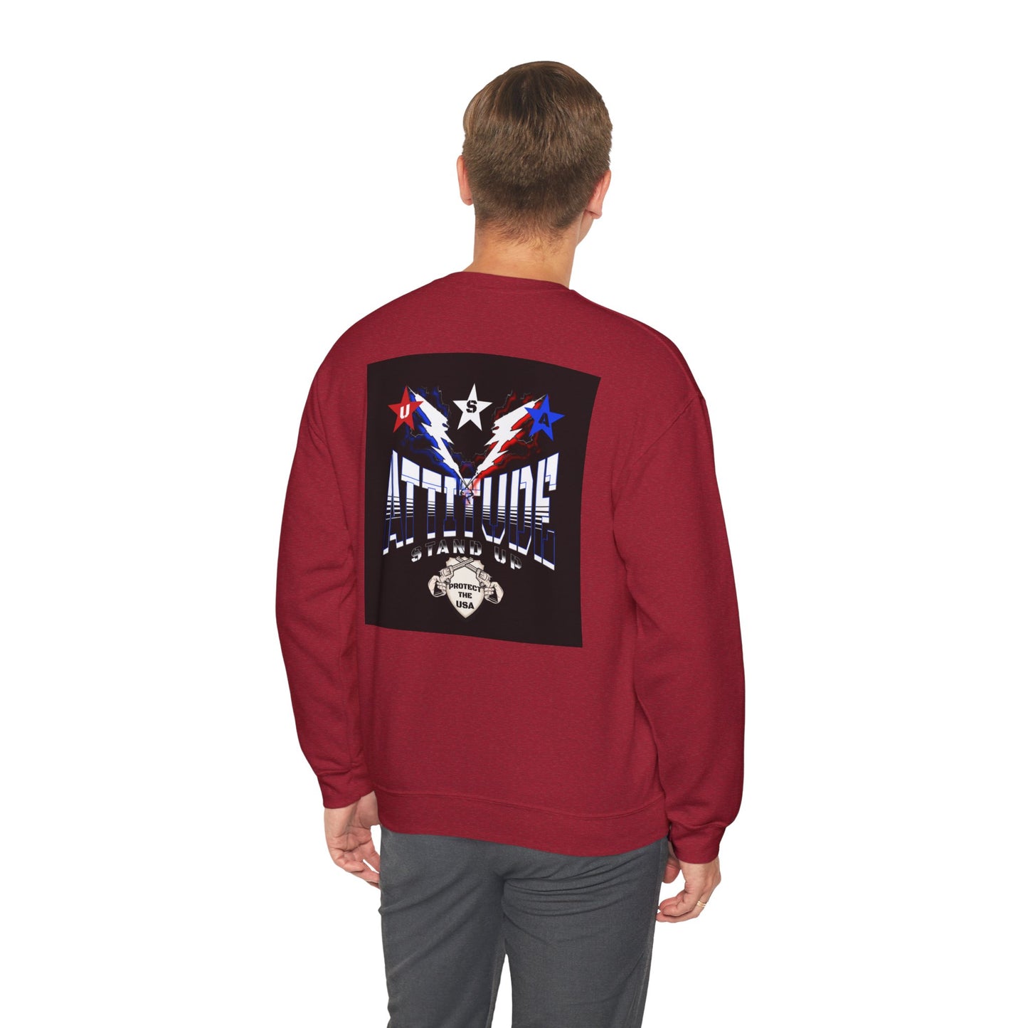 3 Star USA Heavy Blend™ Crewneck Sweatshirt