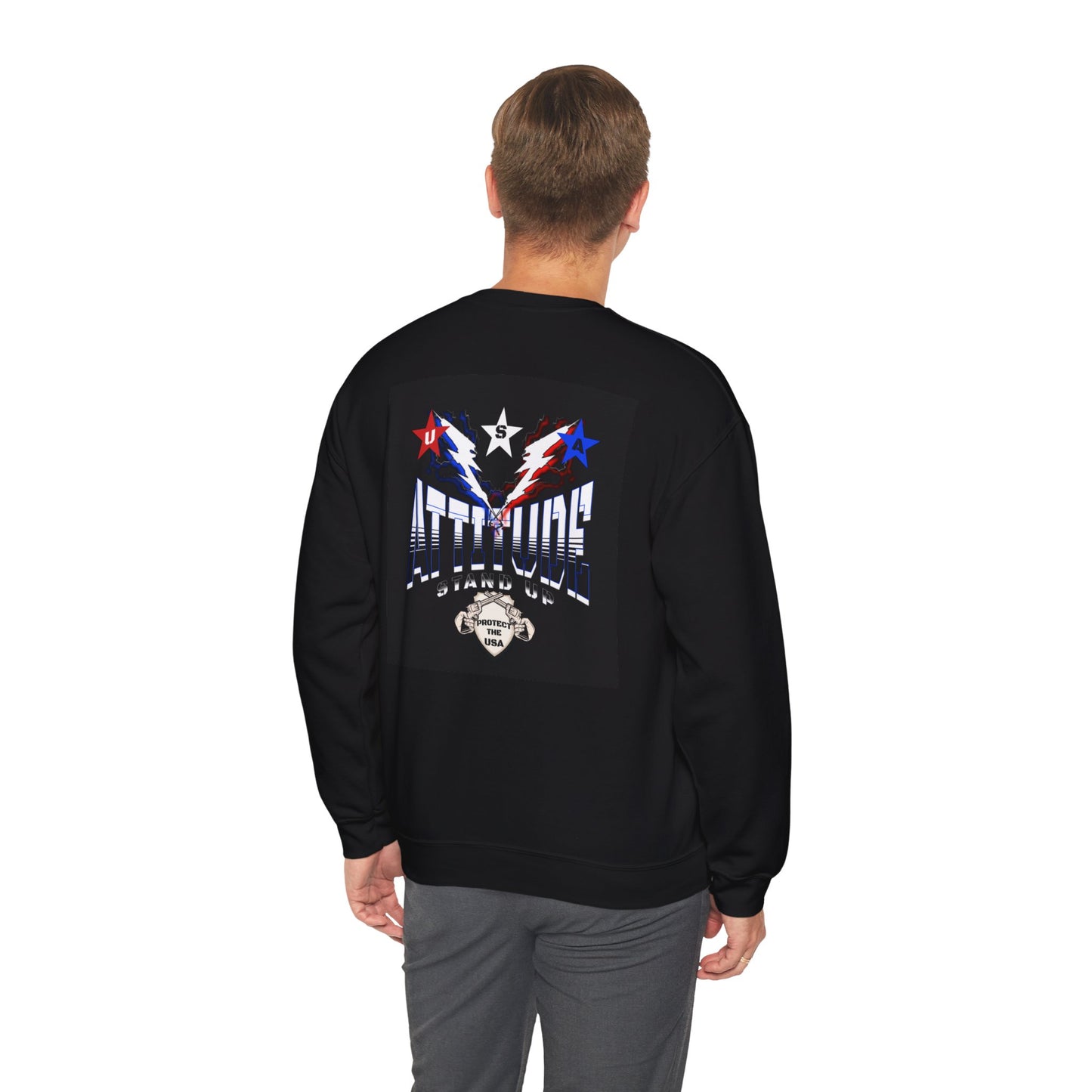 3 Star USA Heavy Blend™ Crewneck Sweatshirt