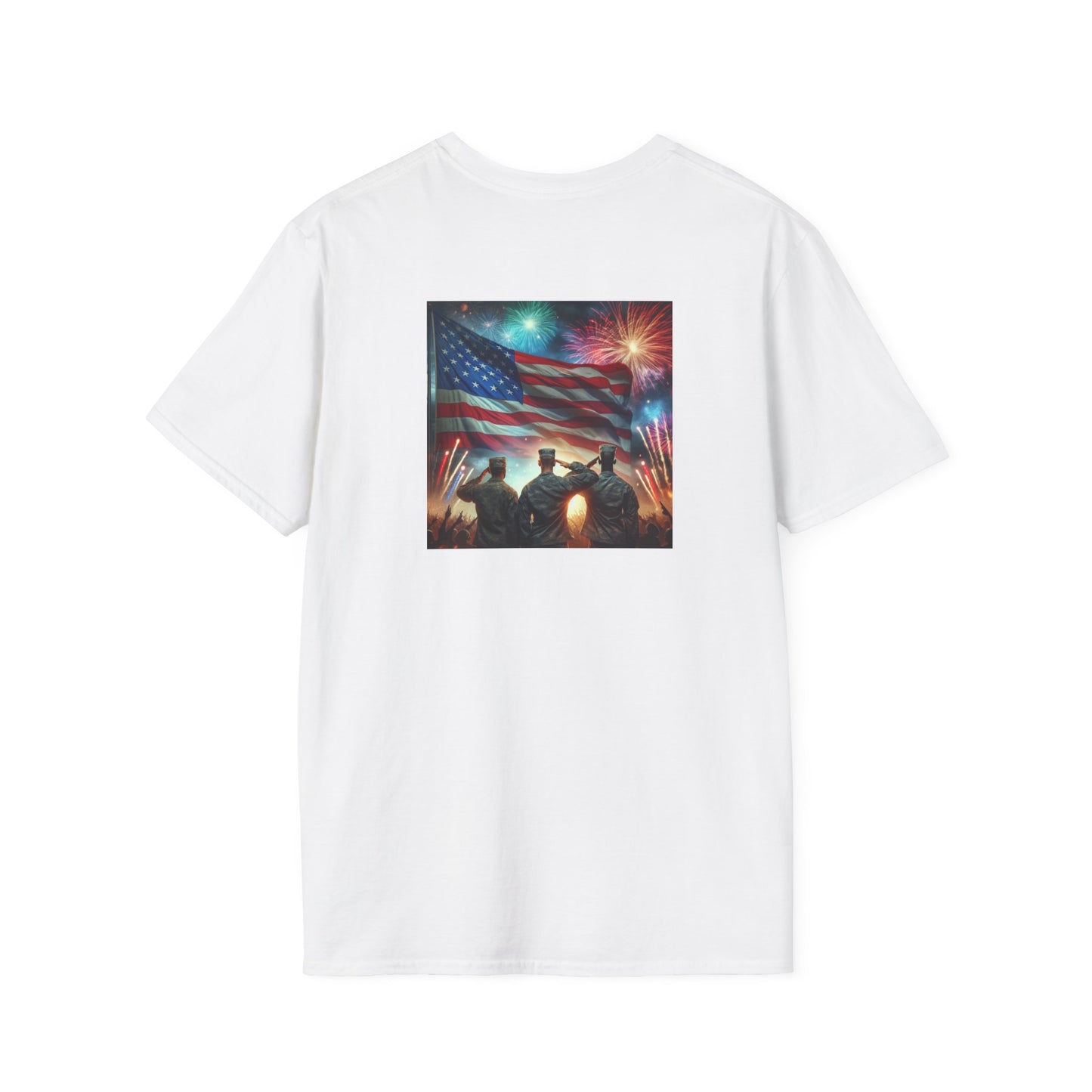 Solders Salute To America Softstyle T-Shirt