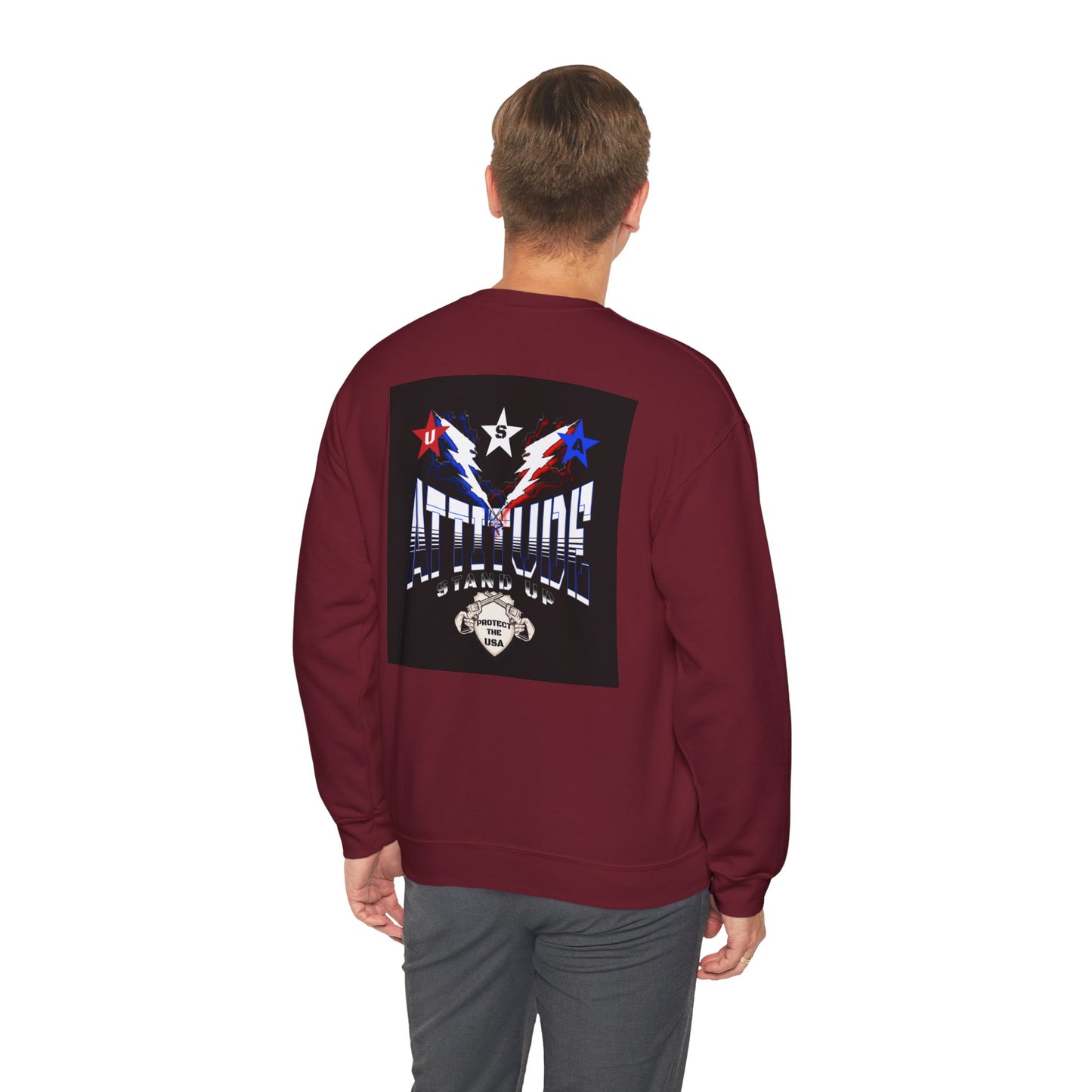 3 Star USA Heavy Blend™ Crewneck Sweatshirt