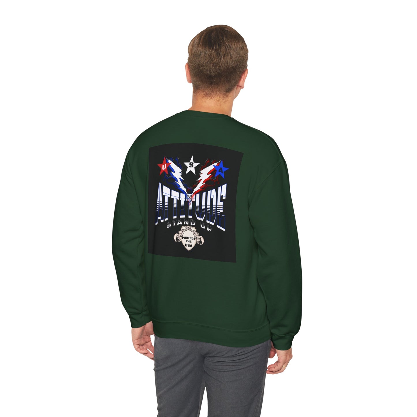 3 Star USA Heavy Blend™ Crewneck Sweatshirt