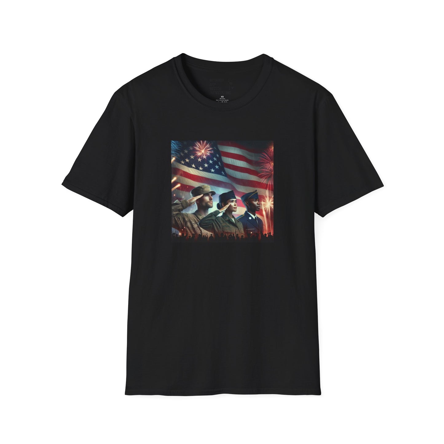 Solders Salute To America Softstyle T-Shirt