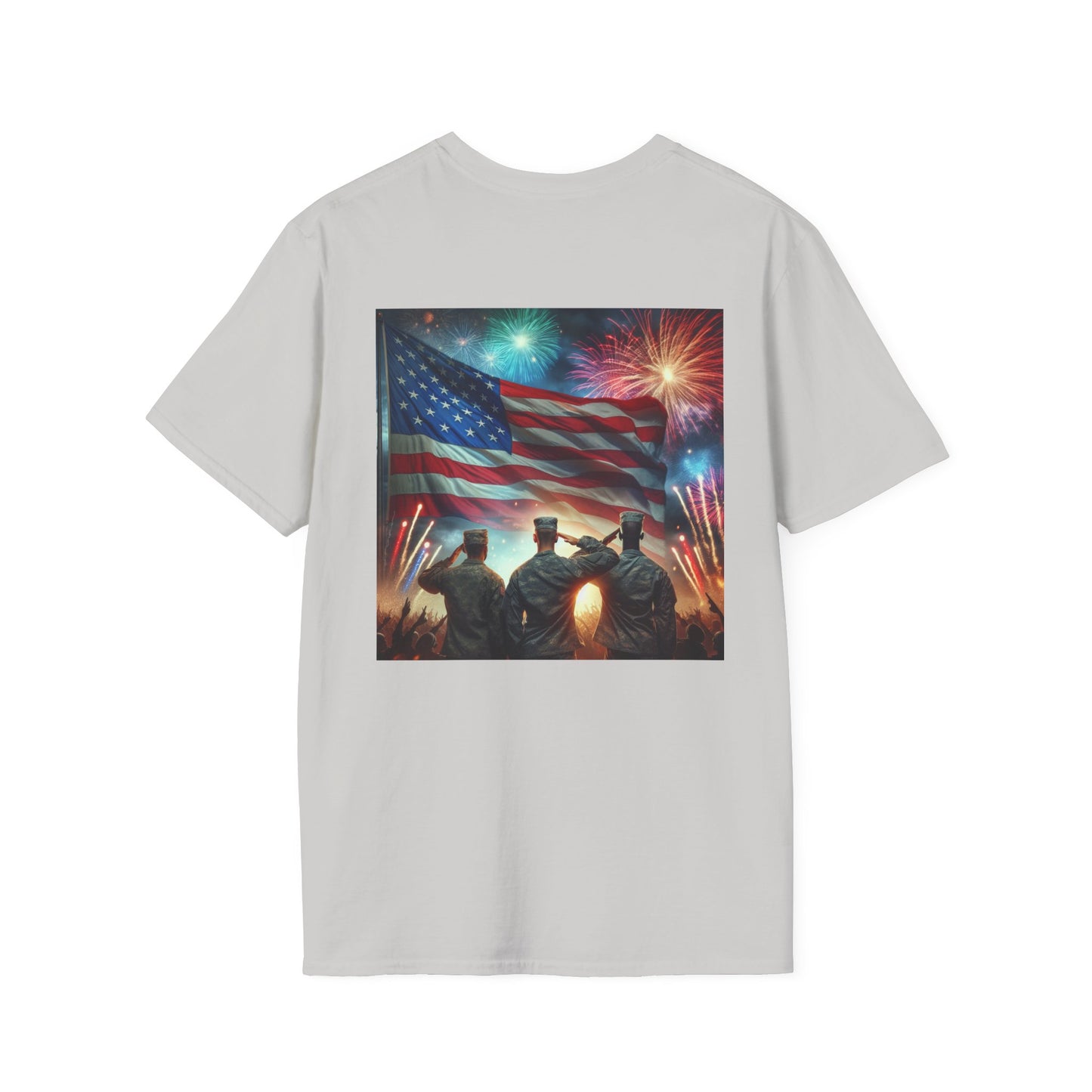 Solders Salute To America Softstyle T-Shirt