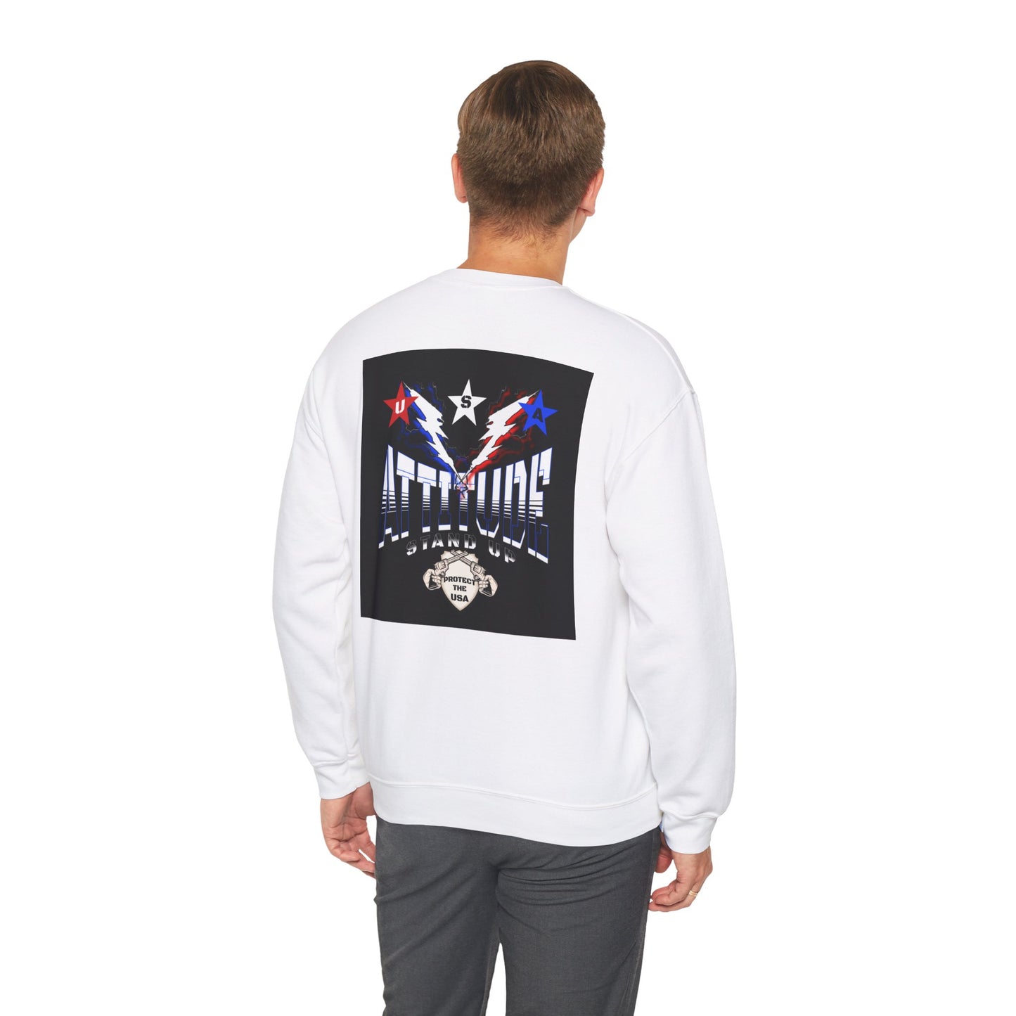 3 Star USA Heavy Blend™ Crewneck Sweatshirt