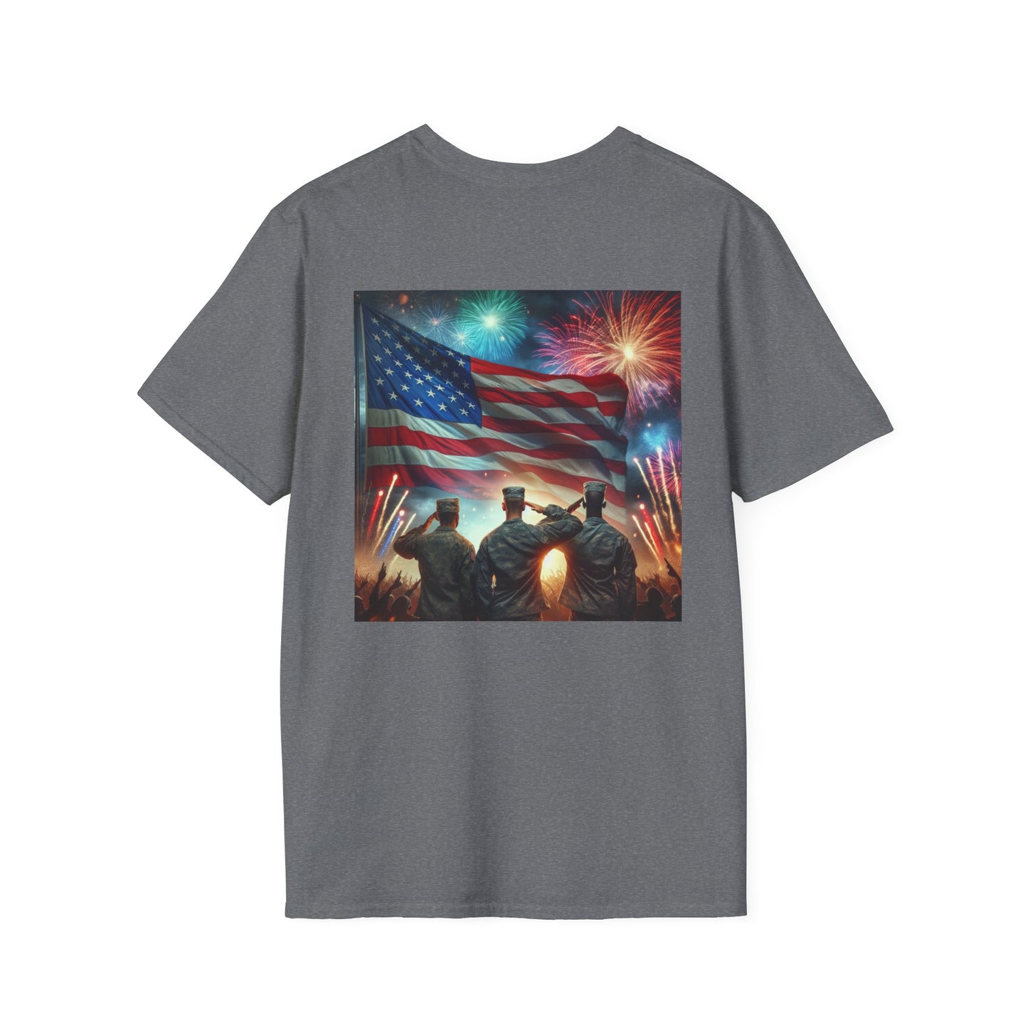 Solders Salute To America Softstyle T-Shirt