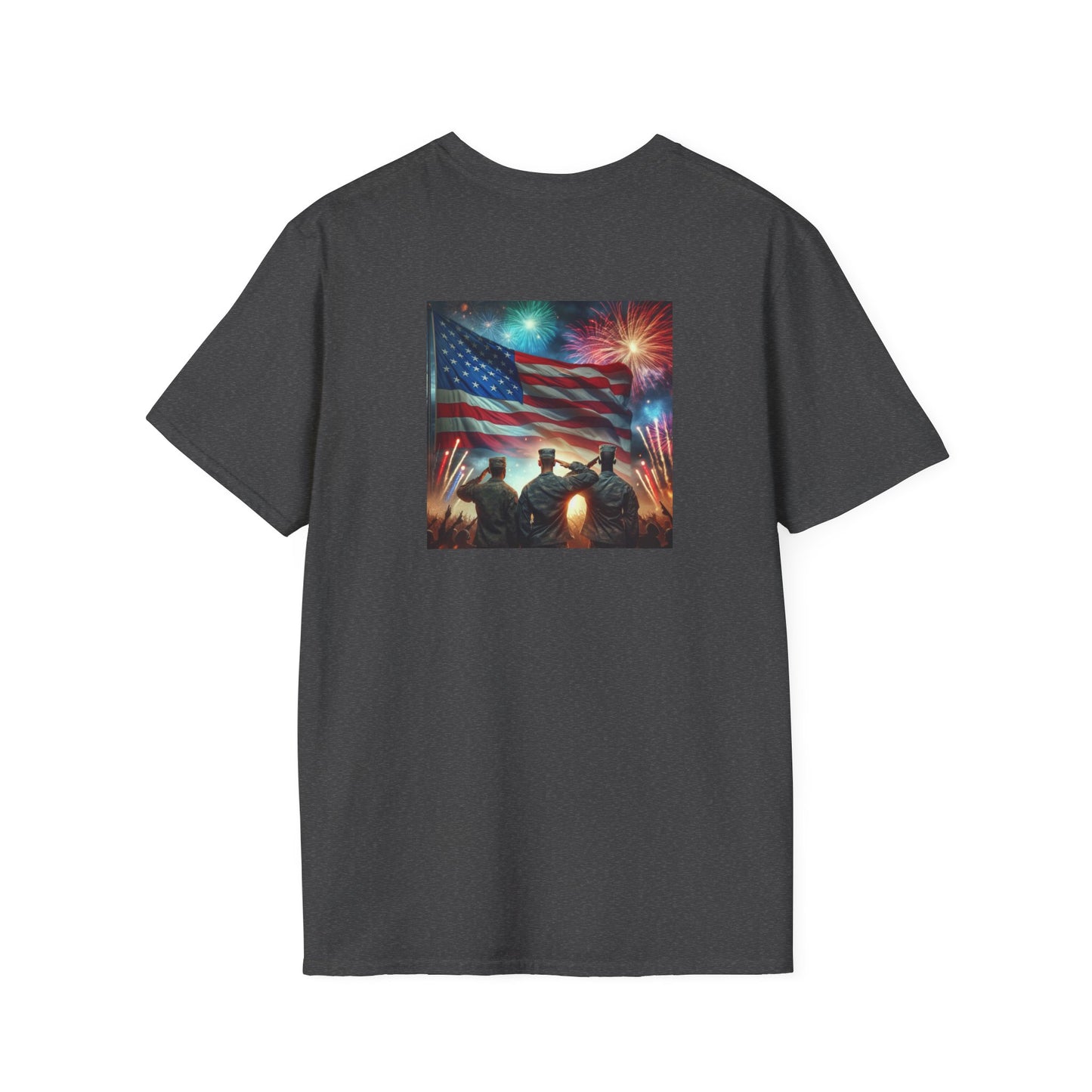 Solders Salute To America Softstyle T-Shirt