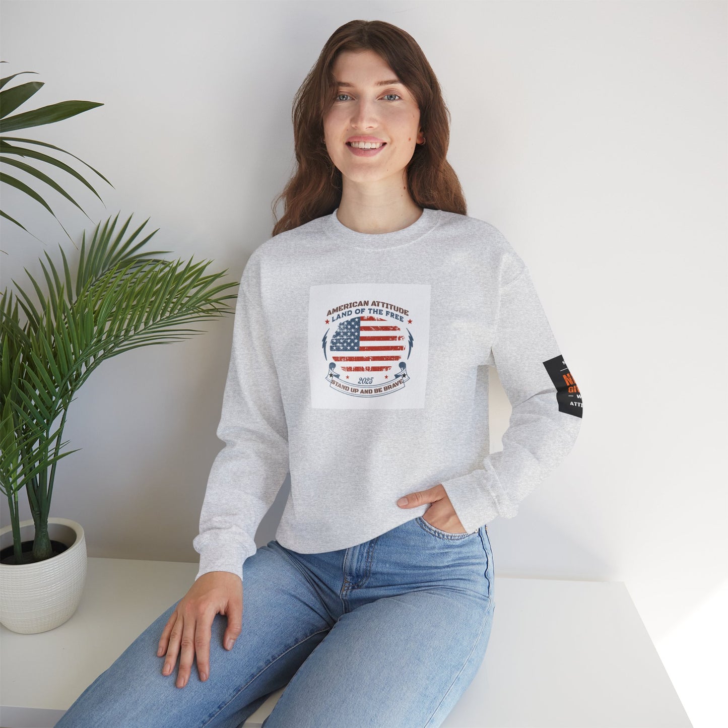 American Attitude Heavy Blend™ Crewneck Sweatshirt