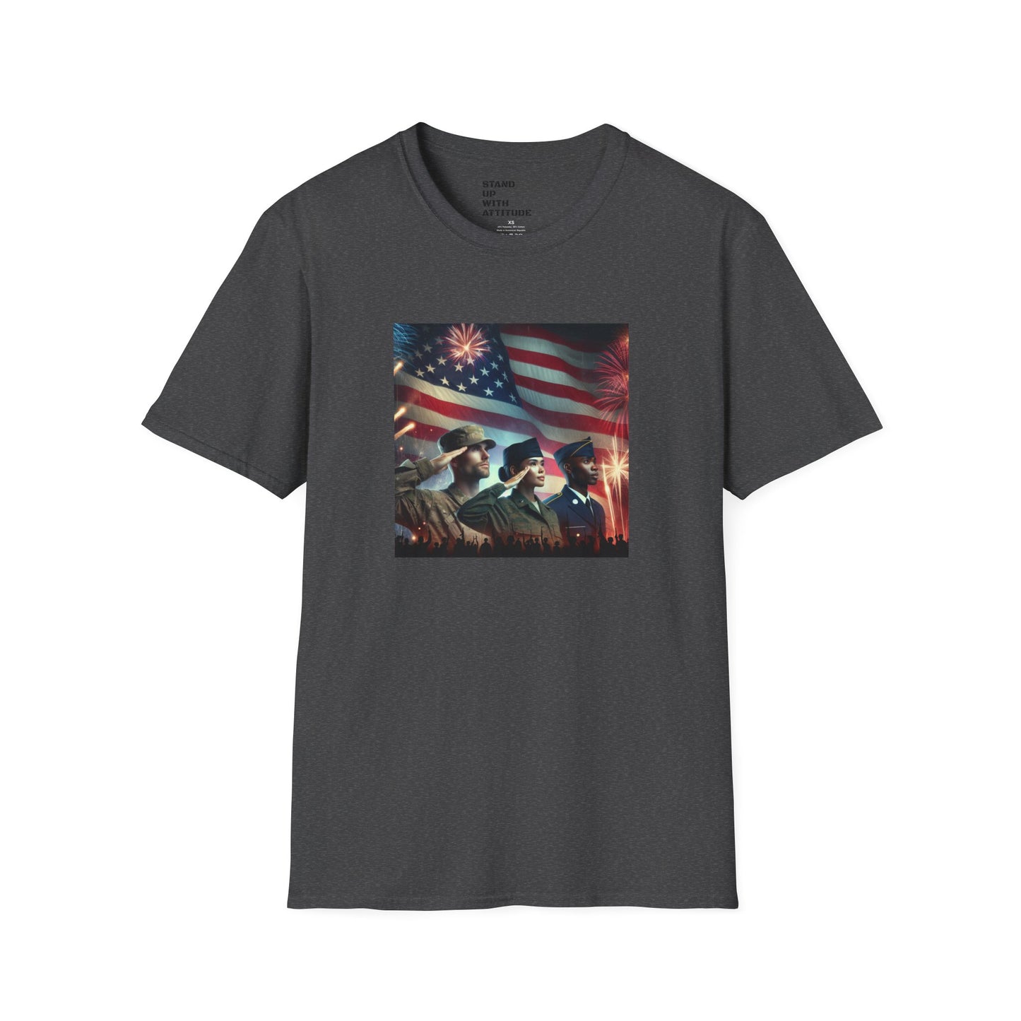 Solders Salute To America Softstyle T-Shirt