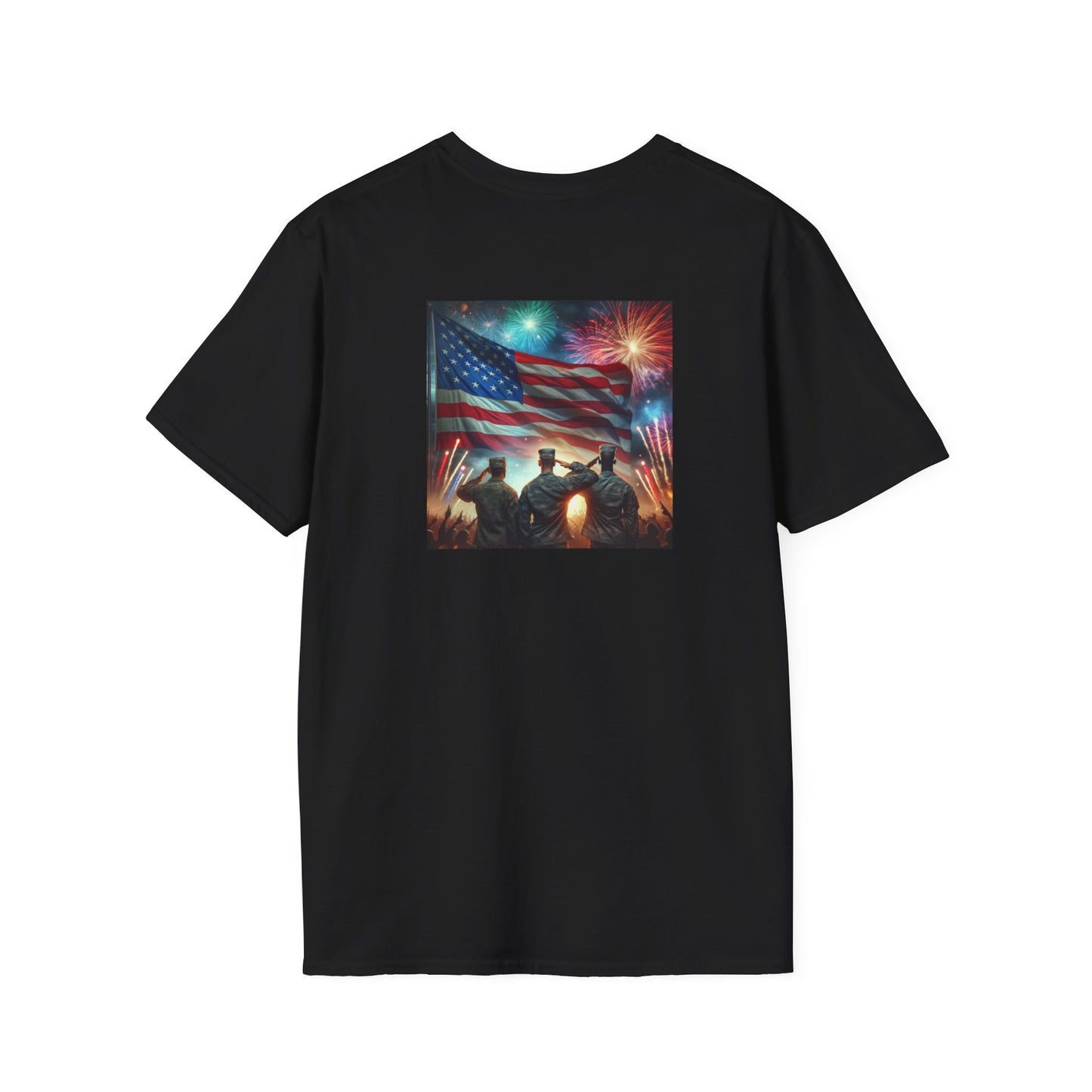 Solders Salute To America Softstyle T-Shirt