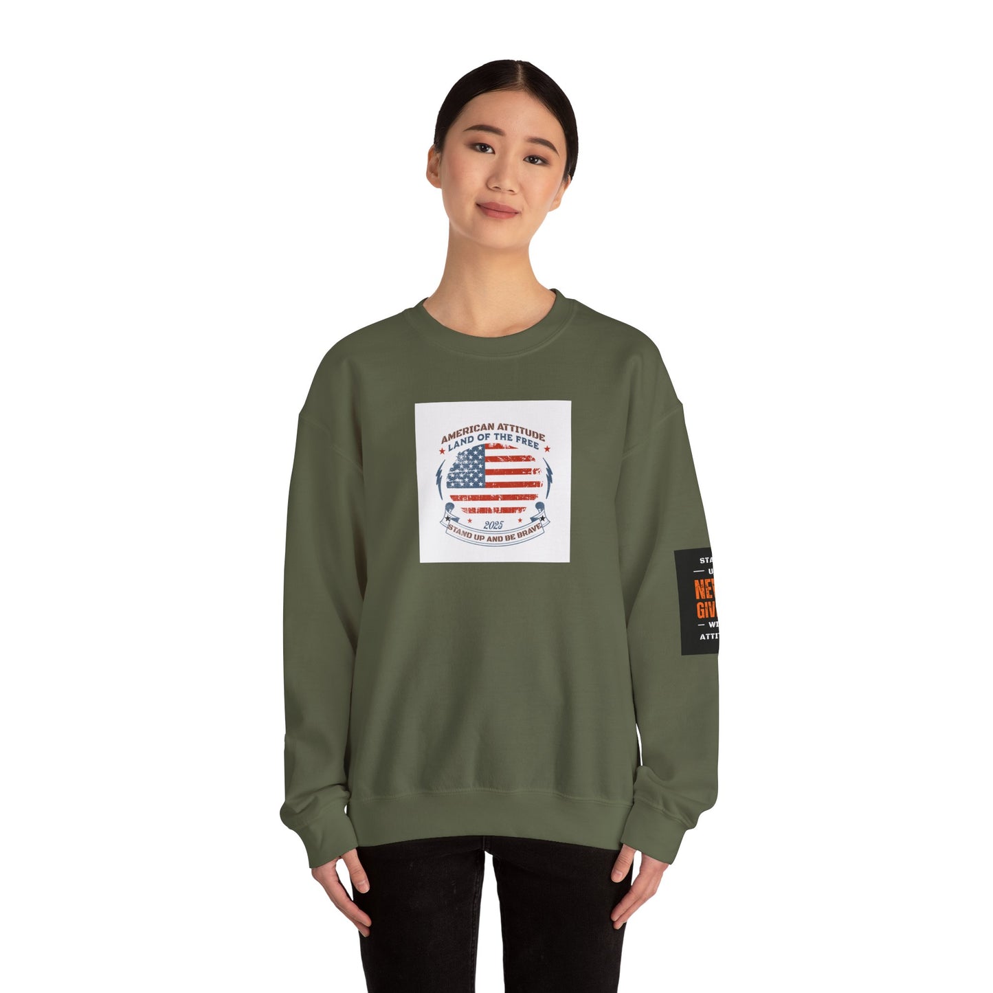 American Attitude Heavy Blend™ Crewneck Sweatshirt