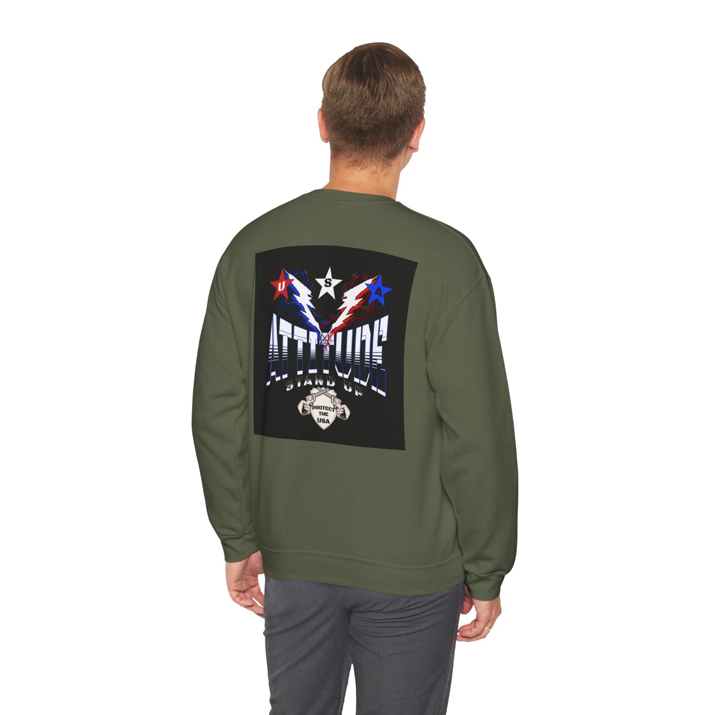 3 Star USA Heavy Blend™ Crewneck Sweatshirt